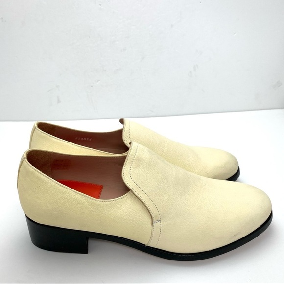 Paul Smith Slip on Leather Classic Loafer in Cream - Picture 5 of 11